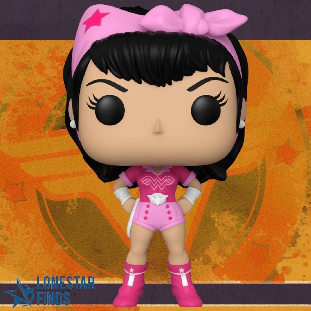 Funko POP! DC Bombshells Breast Cancer Awareness Wonder Woman Figure #167!